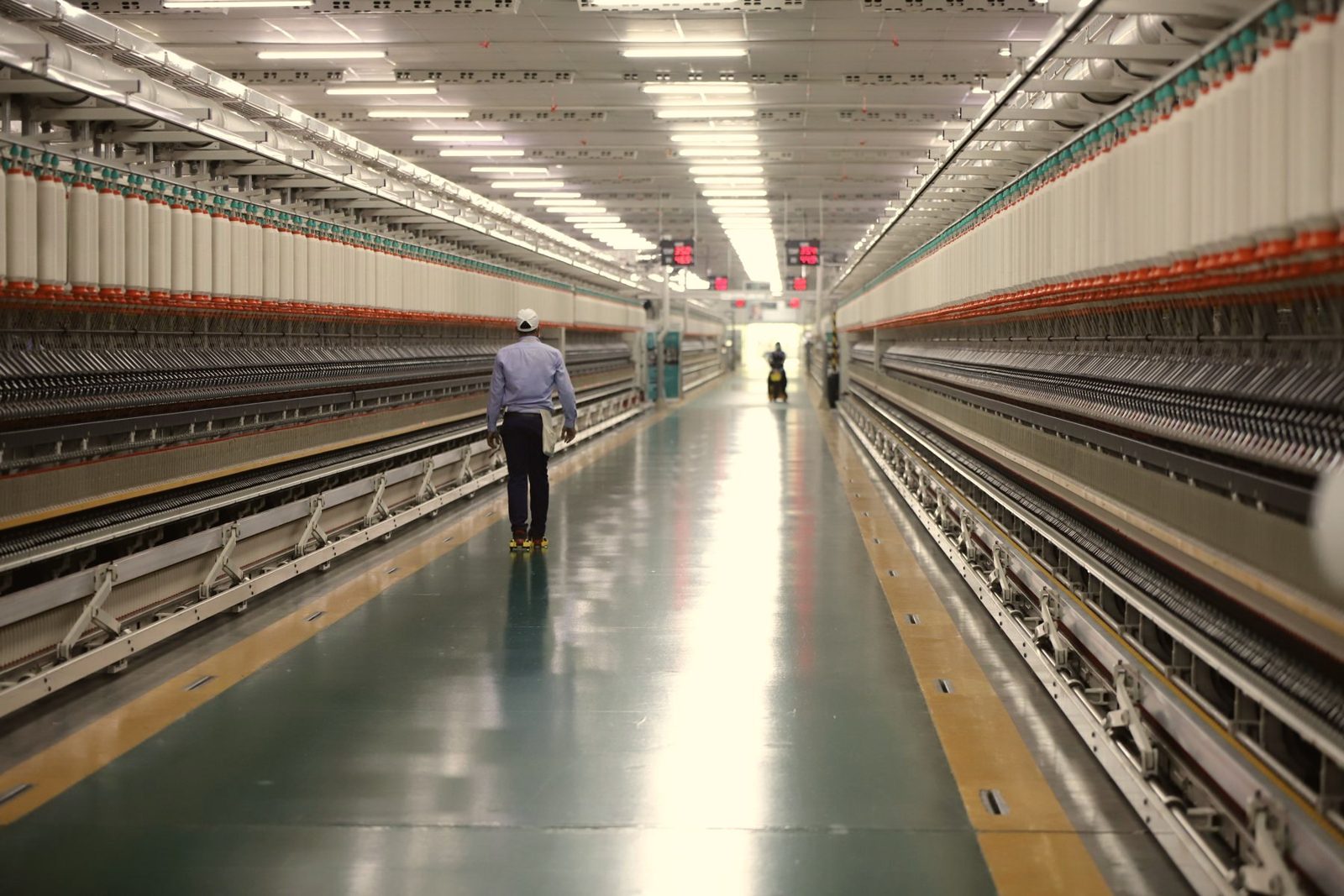 Textile mill production line